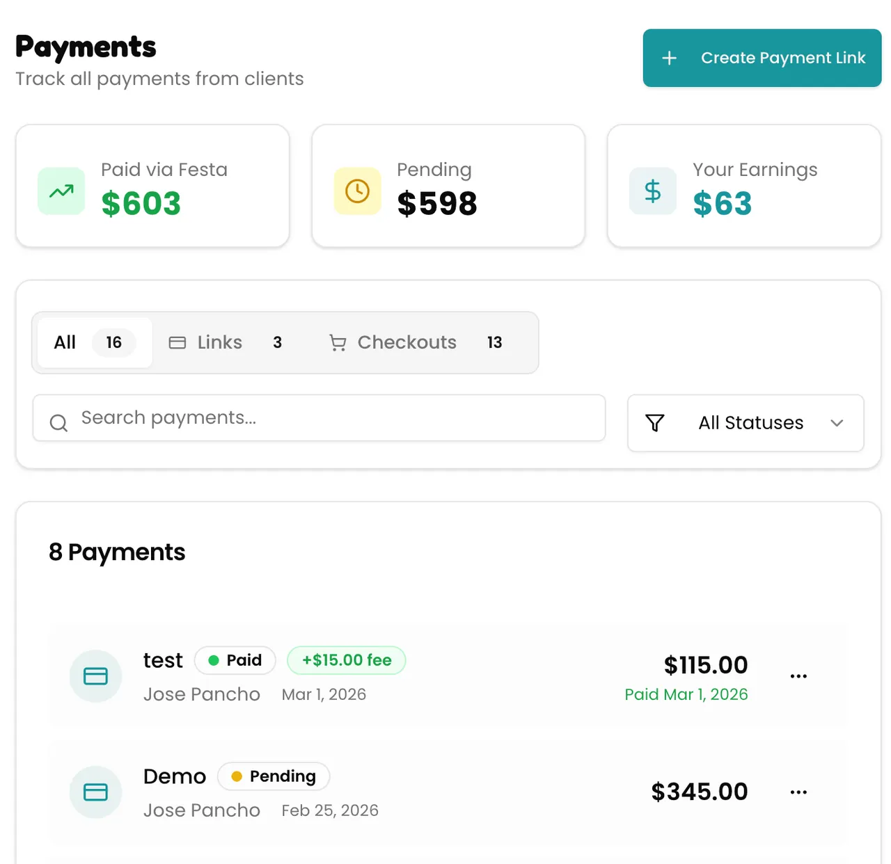 Payment Links